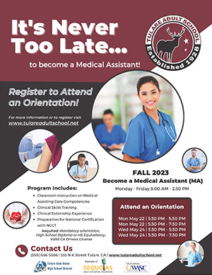 2023 Fall Medical Assistant Flyer