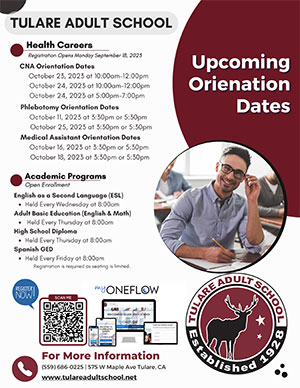 Click to view Upcoming Orientation Dates flyer